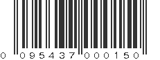 UPC 095437000150