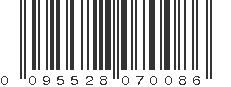 UPC 095528070086