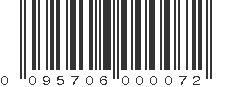 UPC 095706000072