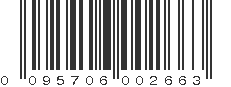 UPC 095706002663