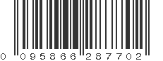 UPC 095866287702