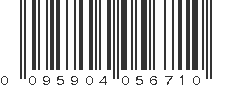 UPC 095904056710