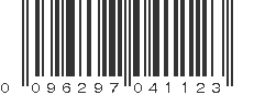 UPC 096297041123