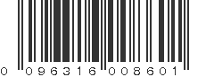 UPC 096316008601