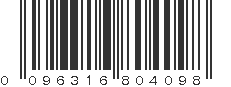 UPC 096316804098