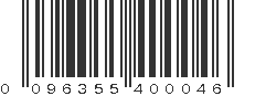 UPC 096355400046