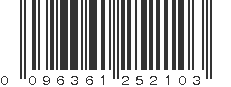 UPC 096361252103