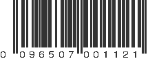 UPC 096507001121