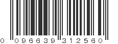 UPC 096639312560