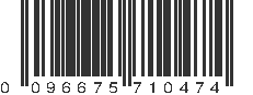 UPC 096675710474