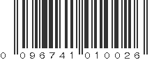 UPC 096741010026