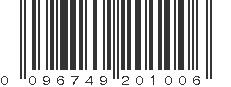 UPC 096749201006