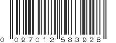 UPC 097012583928