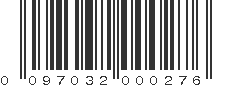 UPC 097032000276