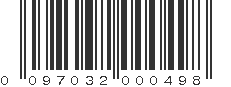 UPC 097032000498