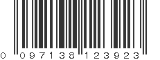 UPC 097138123923