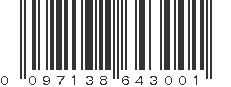 UPC 097138643001