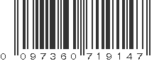 UPC 097360719147