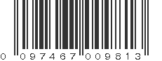 UPC 097467009813