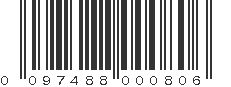 UPC 097488000806