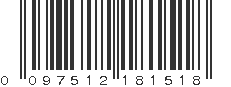 UPC 097512181518