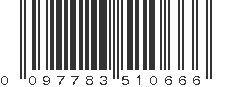 UPC 097783510666