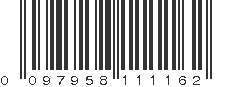 UPC 097958111162