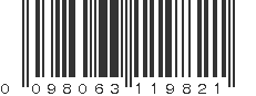 UPC 098063119821