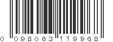 UPC 098063119968