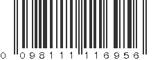 UPC 098111116956