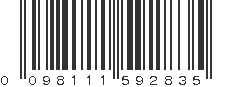 UPC 098111592835