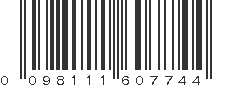 UPC 098111607744