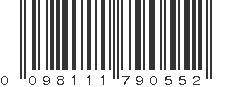 UPC 098111790552