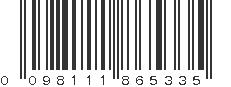 UPC 098111865335