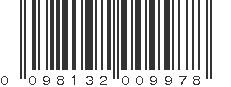 UPC 098132009978