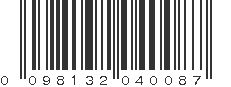 UPC 098132040087