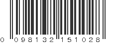 UPC 098132151028