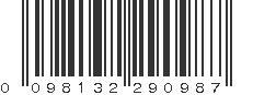 UPC 098132290987