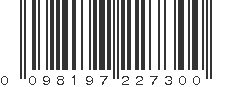 UPC 098197227300