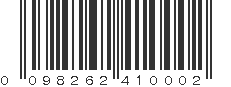 UPC 098262410002