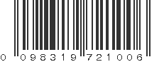 UPC 098319721006