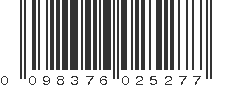 UPC 098376025277