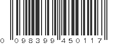 UPC 098399450117