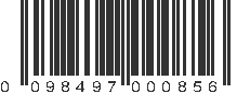 UPC 098497000856