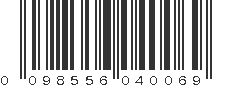 UPC 098556040069