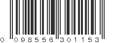 UPC 098556301153