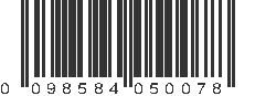 UPC 098584050078