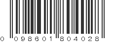 UPC 098601804028