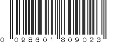 UPC 098601809023