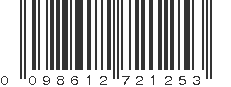 UPC 098612721253